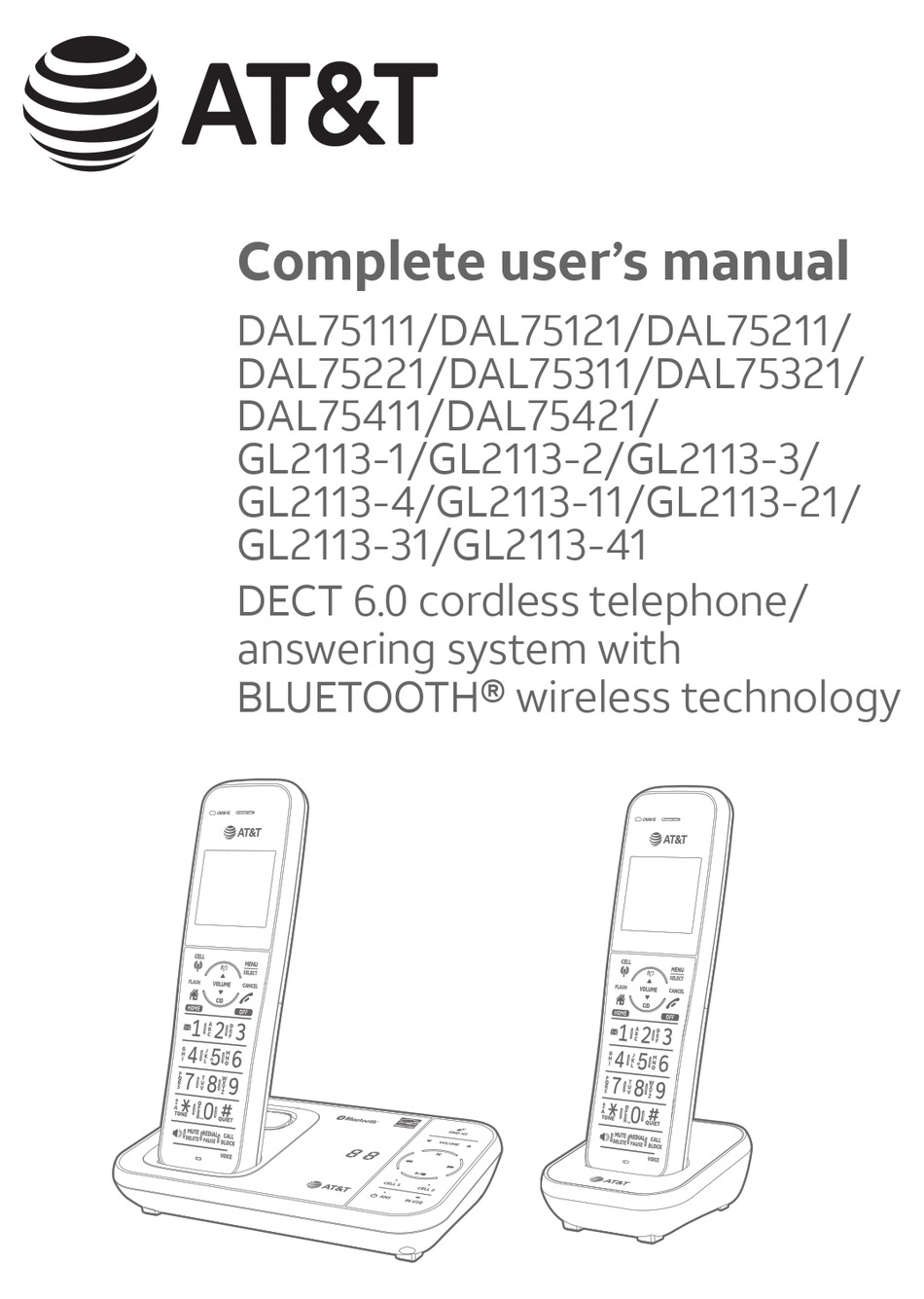 AT&T DAL75121 COMPLETE USER'S MANUAL Pdf Download | ManualsLib