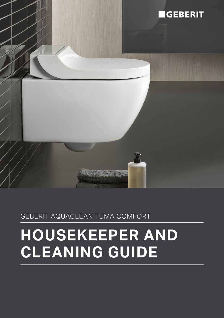 GEBERIT AQUACLEAN TUMA COMFORT MANUAL Pdf Download ManualsLib