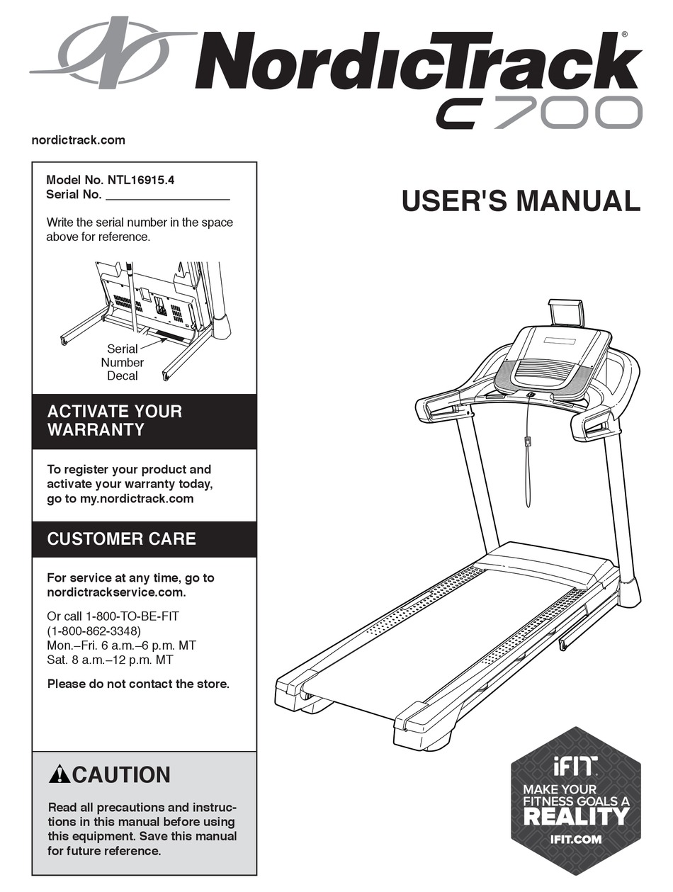 NORDICTRACK NTL16915.4 USER MANUAL Pdf Download | ManualsLib