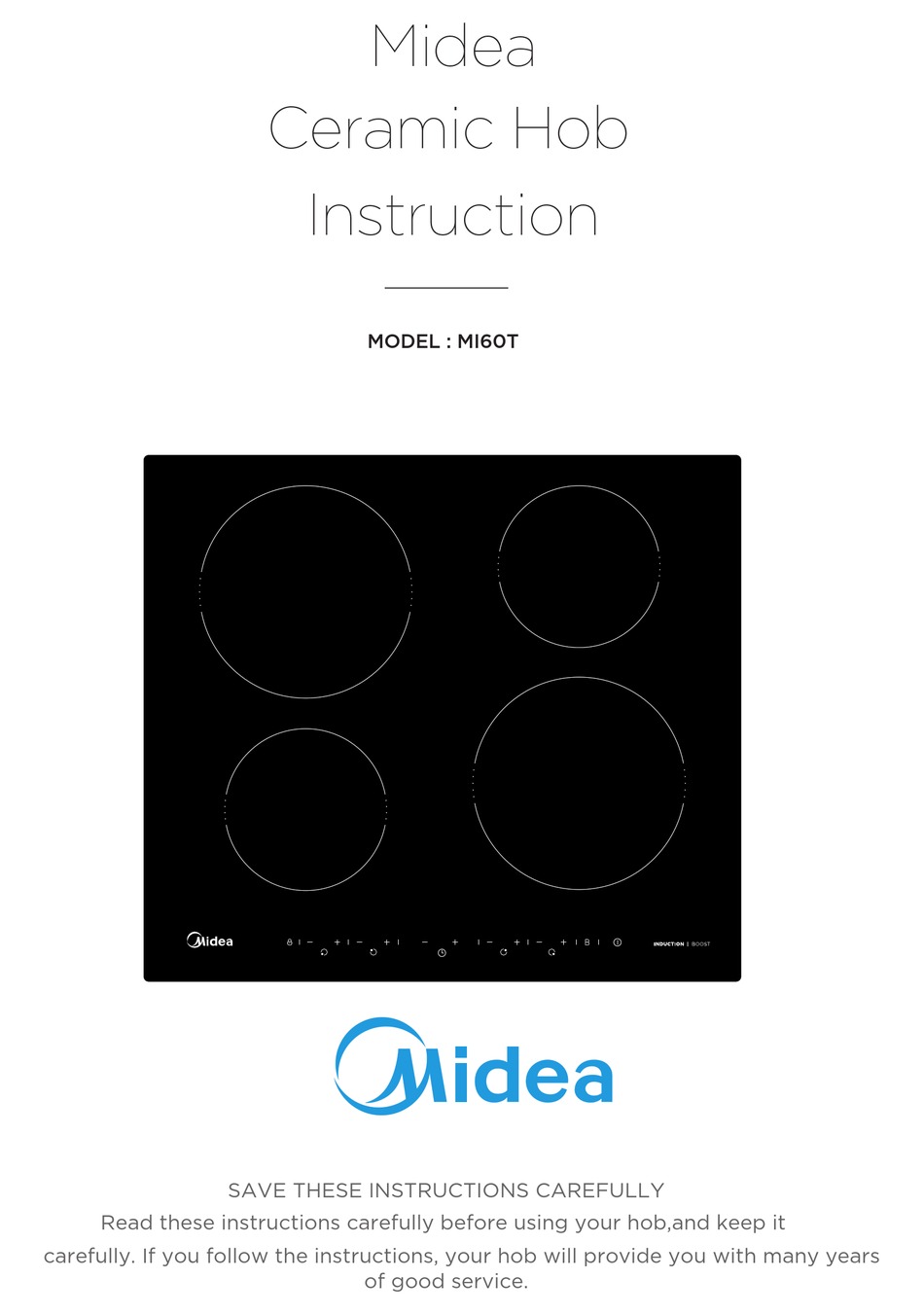 MIDEA MI60T INSTRUCTIONS MANUAL Pdf Download ManualsLib