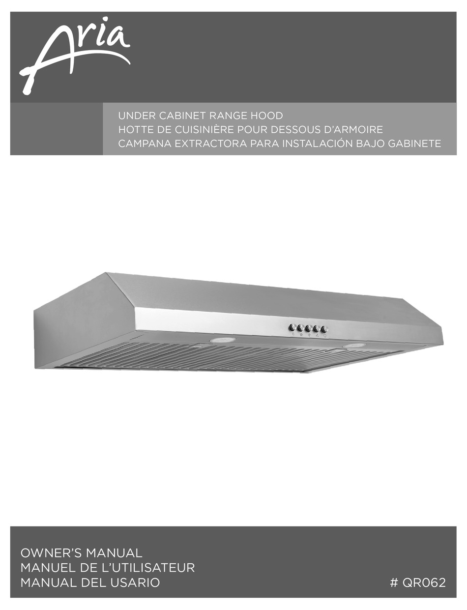 ARIA QR062 OWNER'S MANUAL Pdf Download ManualsLib