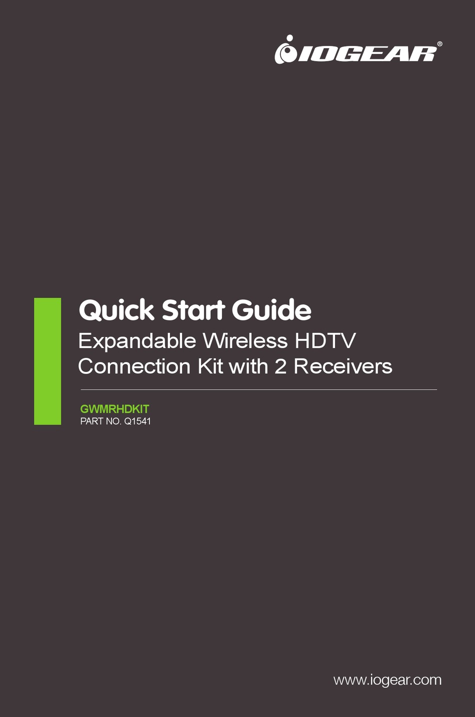 IOGEAR GWMRHDKIT QUICK START MANUAL Pdf Download ManualsLib