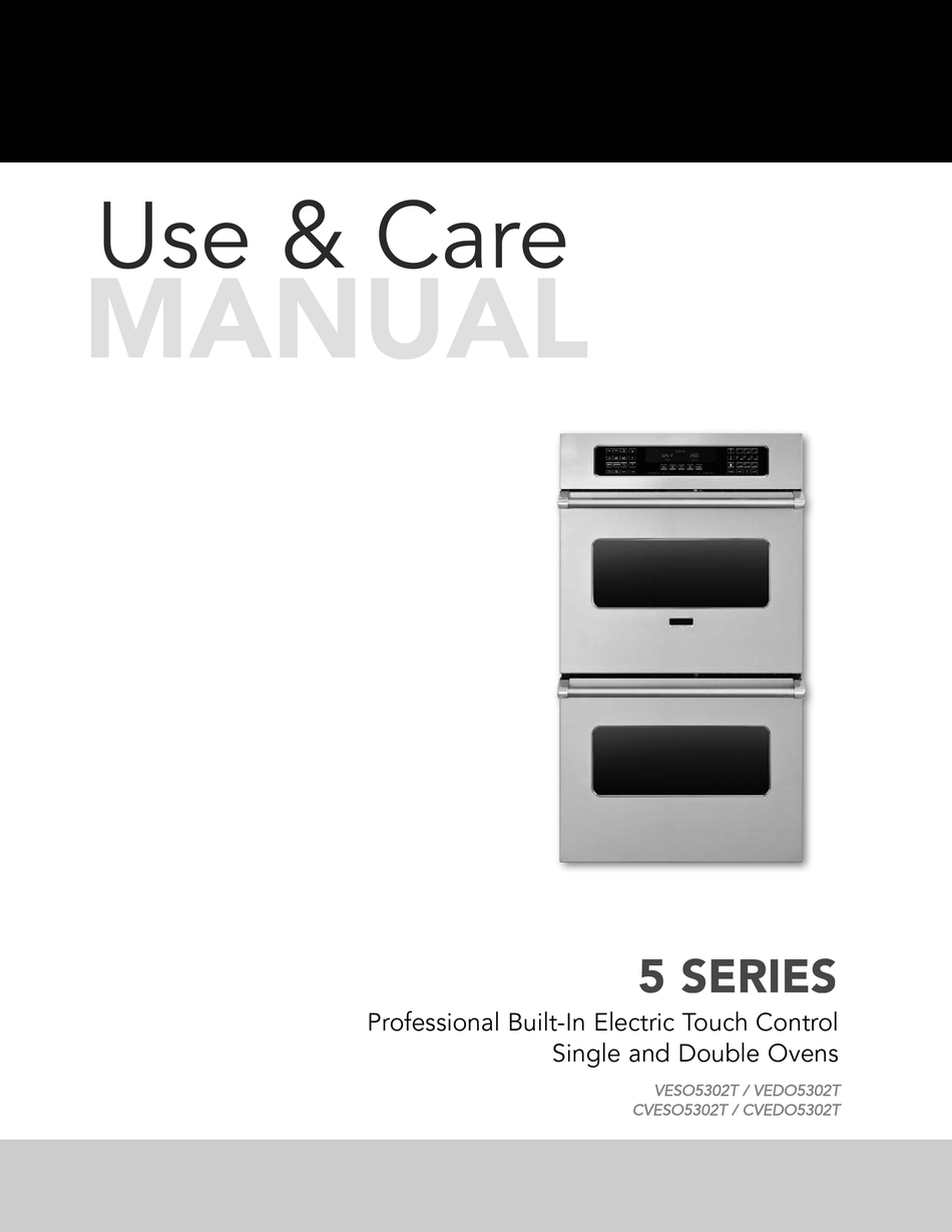 VIKING RANGE VEDO5302T USE & CARE MANUAL Pdf Download ManualsLib