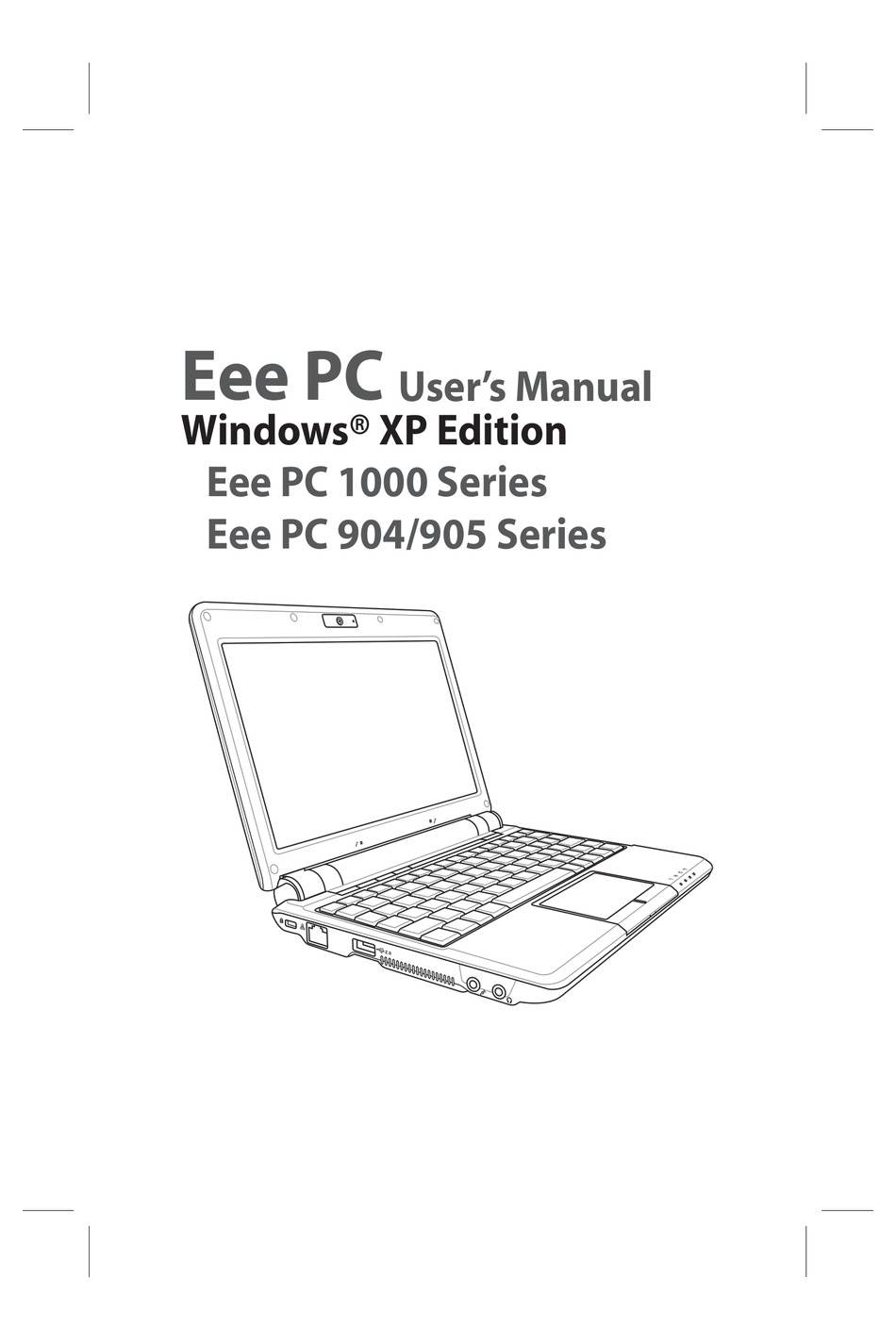 EEE PC 905 SERIES USER MANUAL Pdf Download | ManualsLib