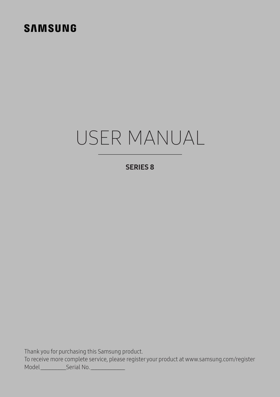 SAMSUNG UA49KS8000 USER MANUAL Pdf Download ManualsLib