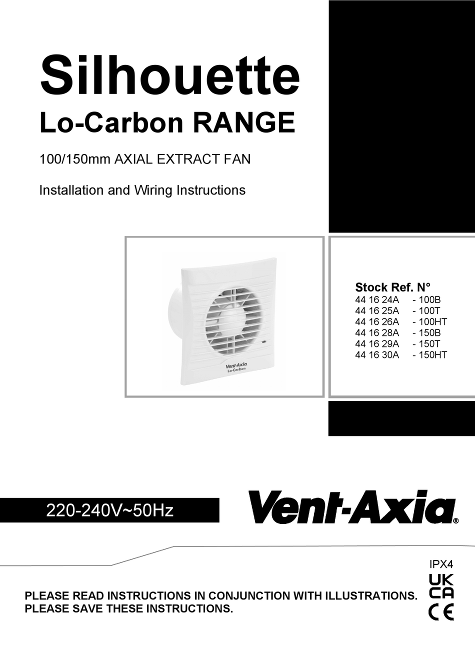 VENTAXIA 44 16 24A INSTALLATION AND WIRING INSTRUCTIONS Pdf Download