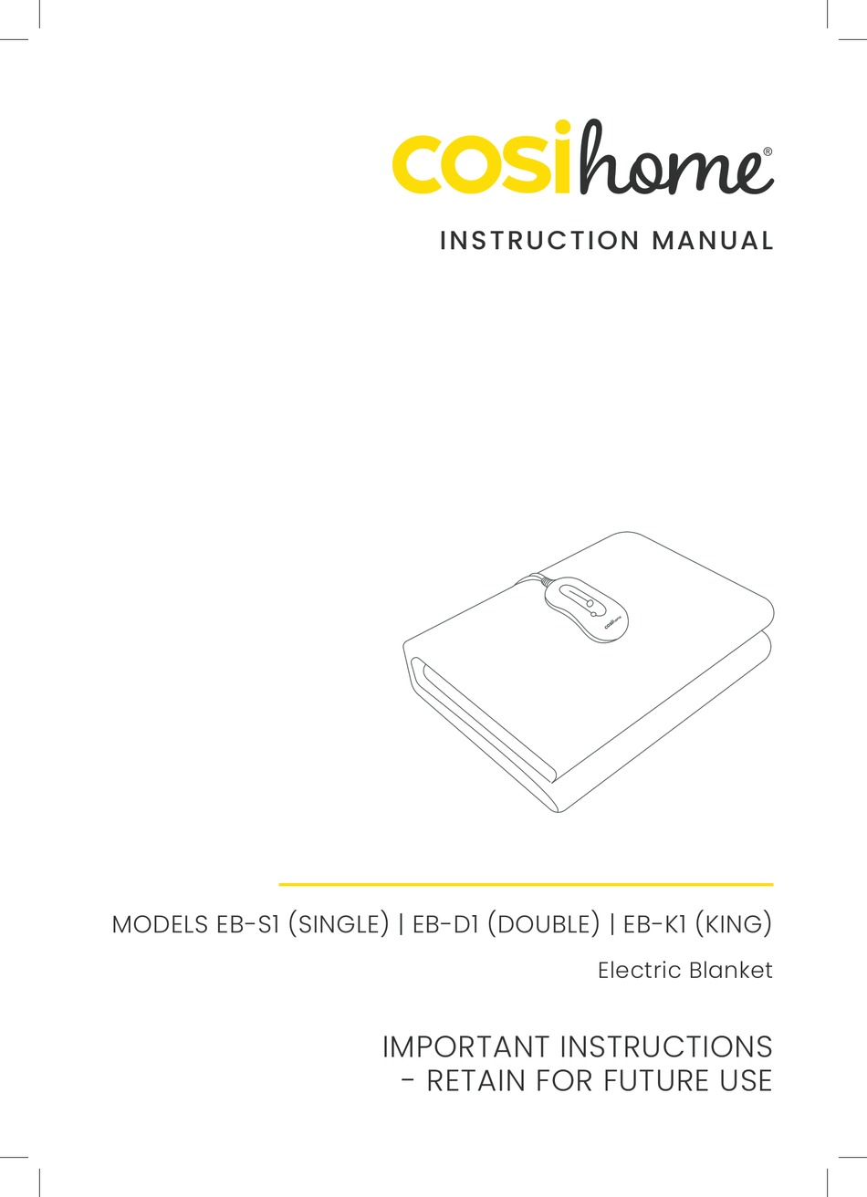 COSIHOME EB S1 INSTRUCTION MANUAL Pdf Download ManualsLib