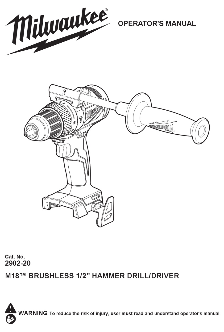 MILWAUKEE M18 2902-20 OPERATOR'S MANUAL Pdf Download | ManualsLib