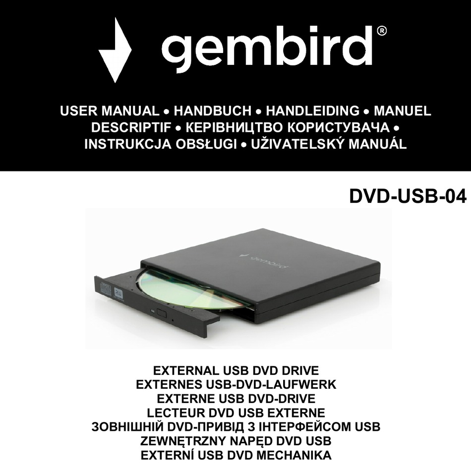 GEMBIRD DVDUSB04 USER MANUAL Pdf Download ManualsLib
