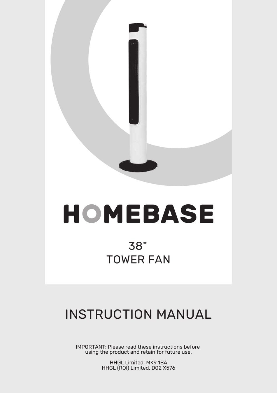 HOMEBASE LG3801R INSTRUCTION MANUAL Pdf Download ManualsLib