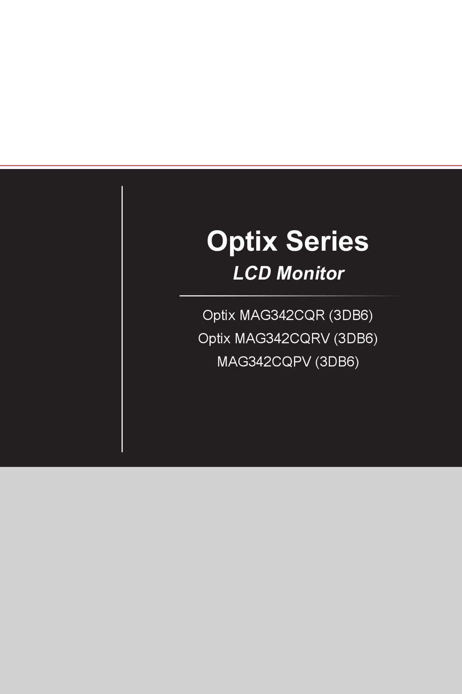 Msi Optix Mag Cqr User Manual Pdf Download Manualslib