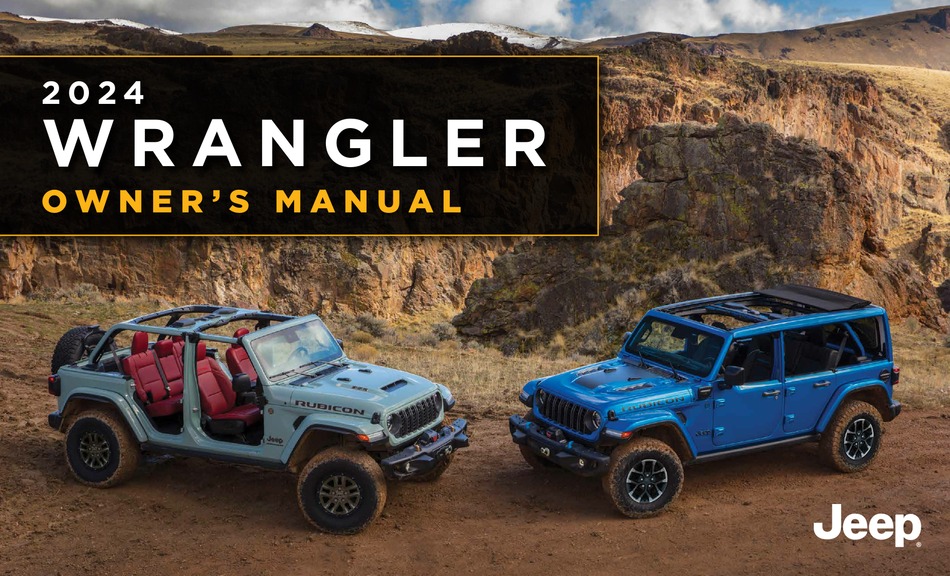 JEEP WRANGLER 2024 OWNER'S MANUAL Pdf Download ManualsLib