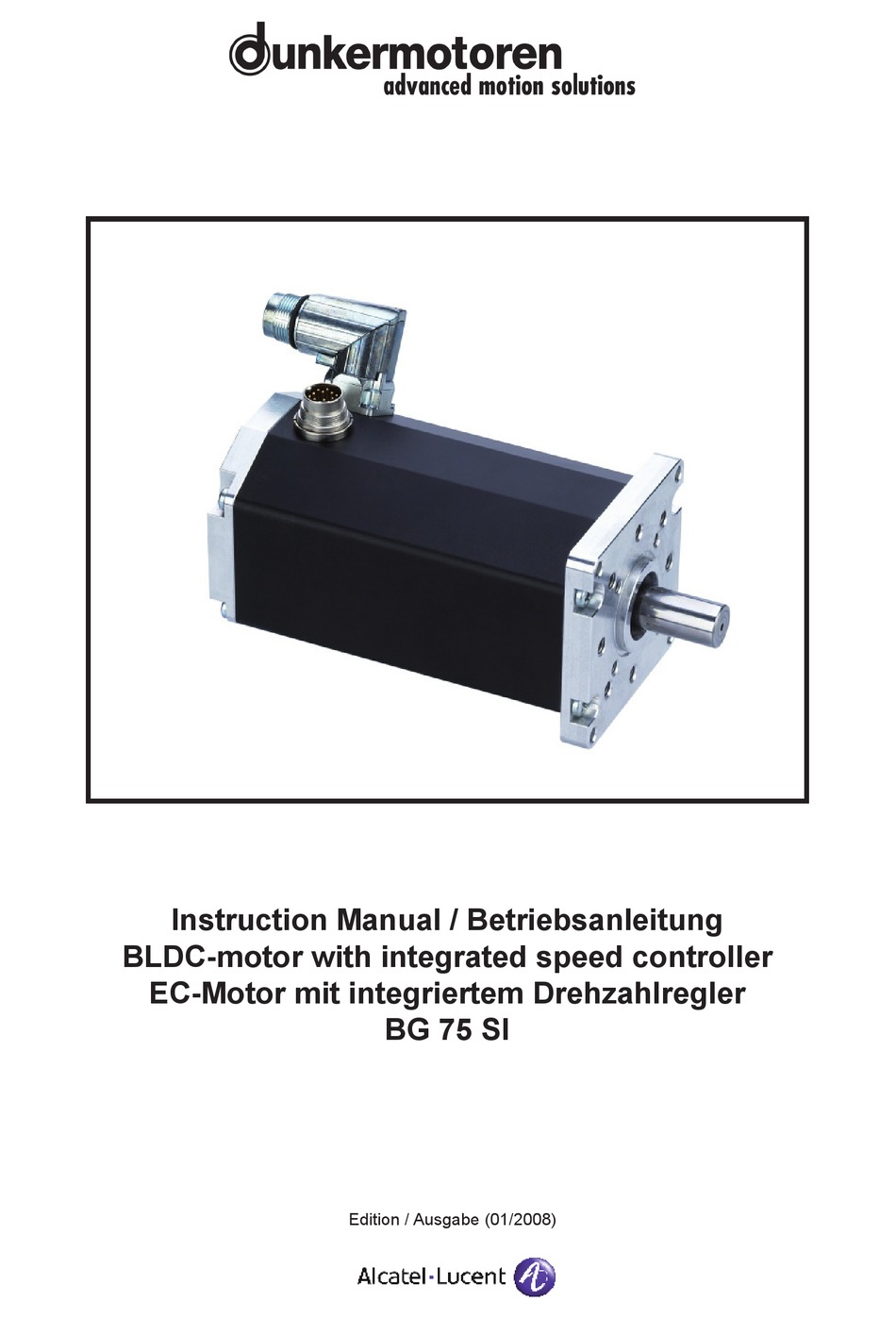 DUNKERMOTOREN BG 75 SI SERIES INSTRUCTION MANUAL Pdf Download | ManualsLib