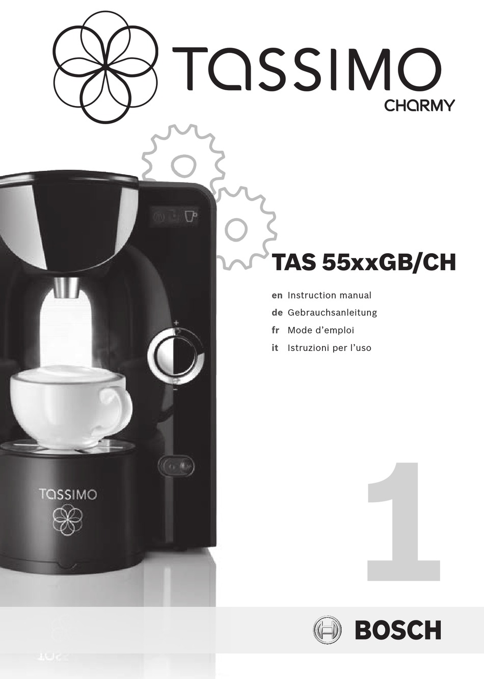 BOSCH TASSIMO CHARMY TAS 55 CH SERIES INSTRUCTION MANUAL Pdf Download