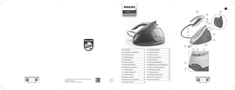 PHILIPS PERFECTCARE ELITE PLUS USER MANUAL Pdf Download | ManualsLib