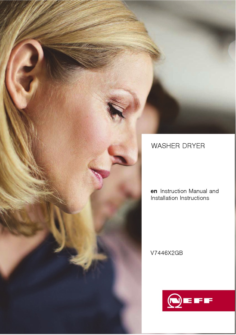 NEFF V7446X2GB INSTRUCTION MANUAL AND INSTALLATION INSTRUCTIONS Pdf