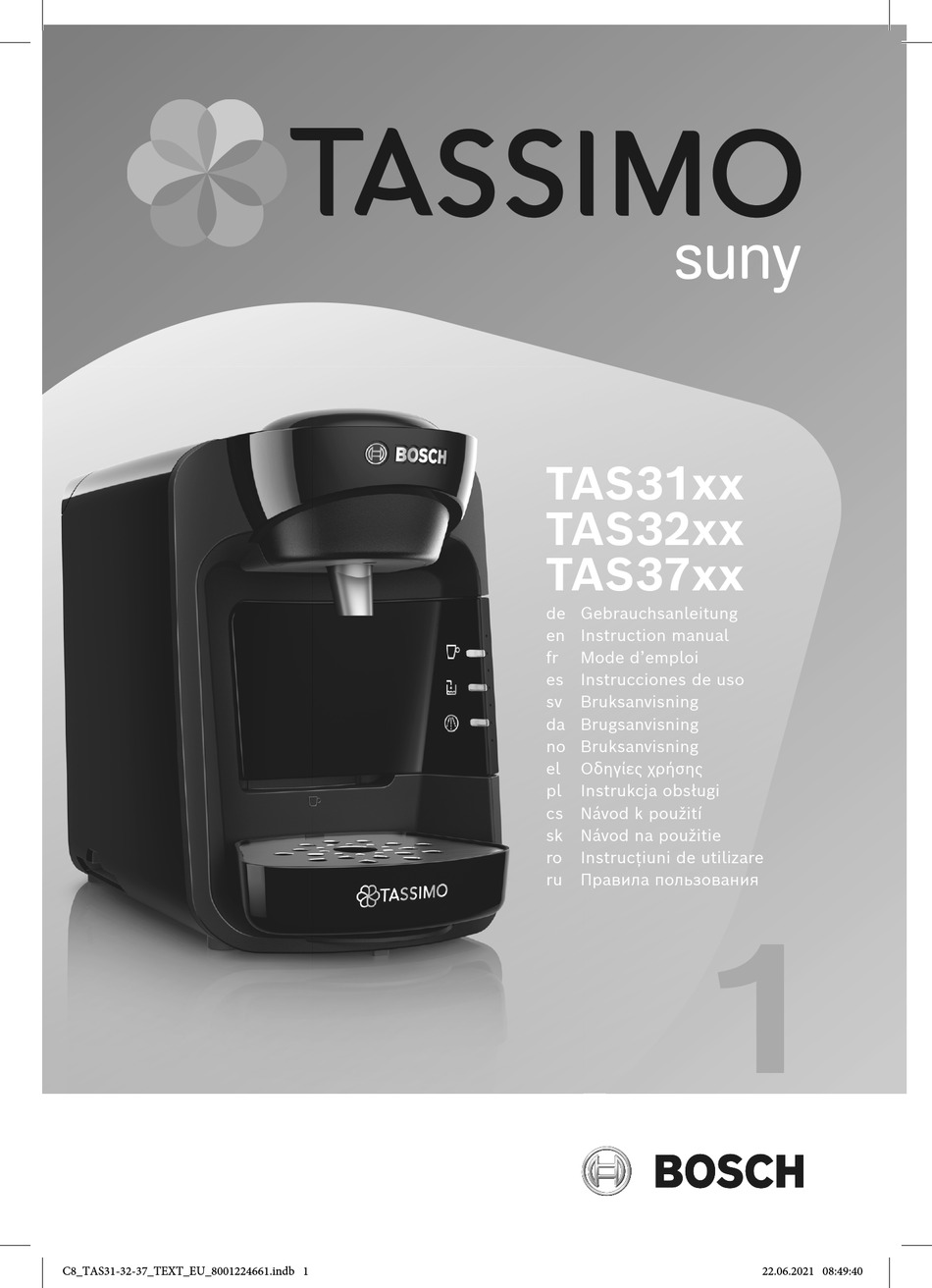 TASSIMO TAS31 SERIES INSTRUCTION MANUAL Pdf Download ManualsLib