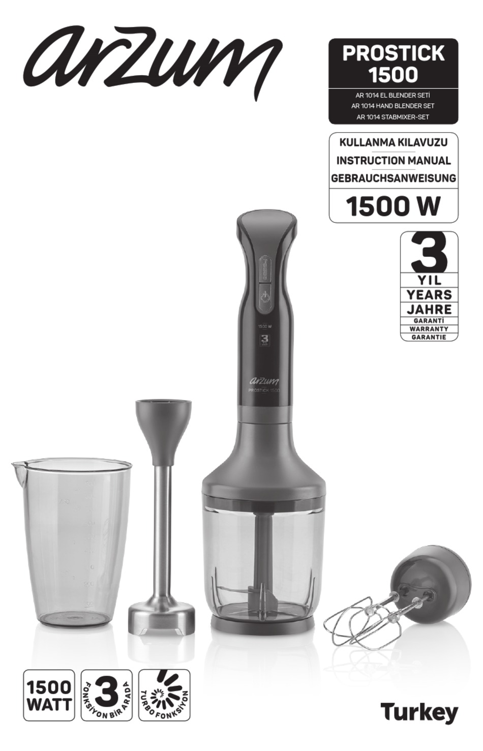 ARZUM AR 1014 INSTRUCTION MANUAL Pdf Download ManualsLib