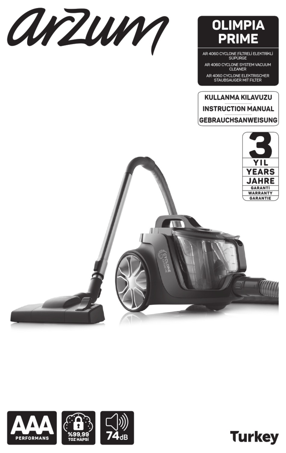 ARZUM OLIMPIA PRIME INSTRUCTION MANUAL Pdf Download ManualsLib