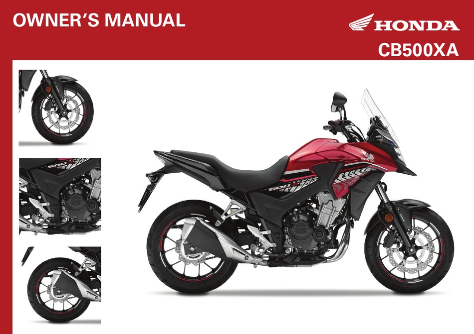 honda cb500x 2019 manual