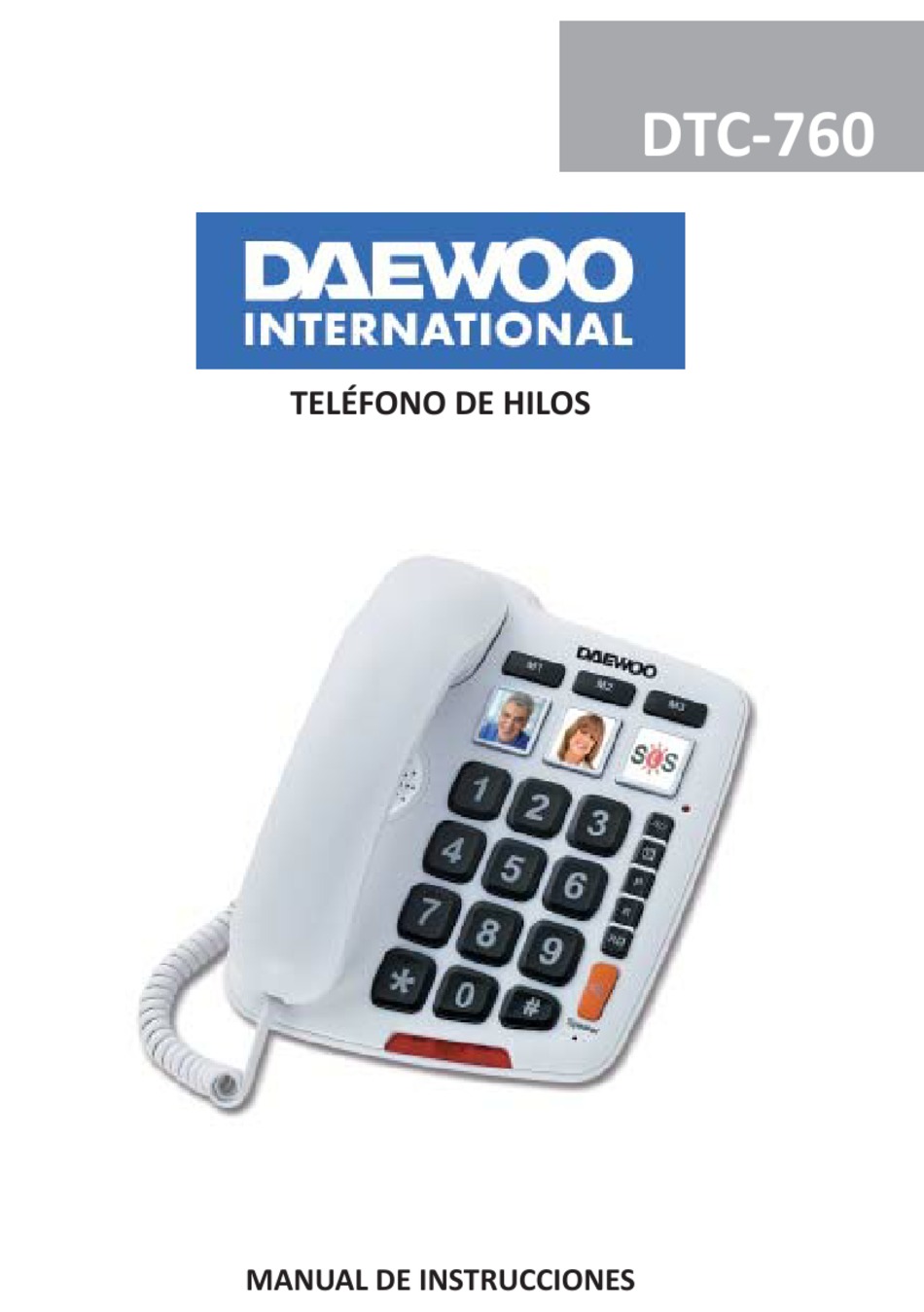 Daewoo International Dtc 760 User Manual Pdf Download Manualslib