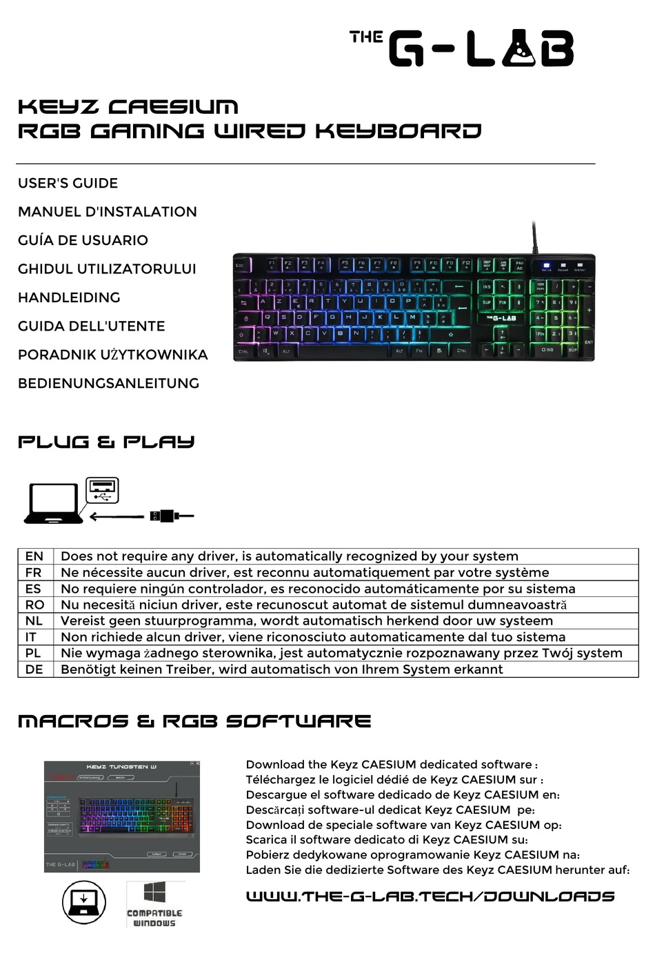 KEYZ CAESIUM – The G-Lab