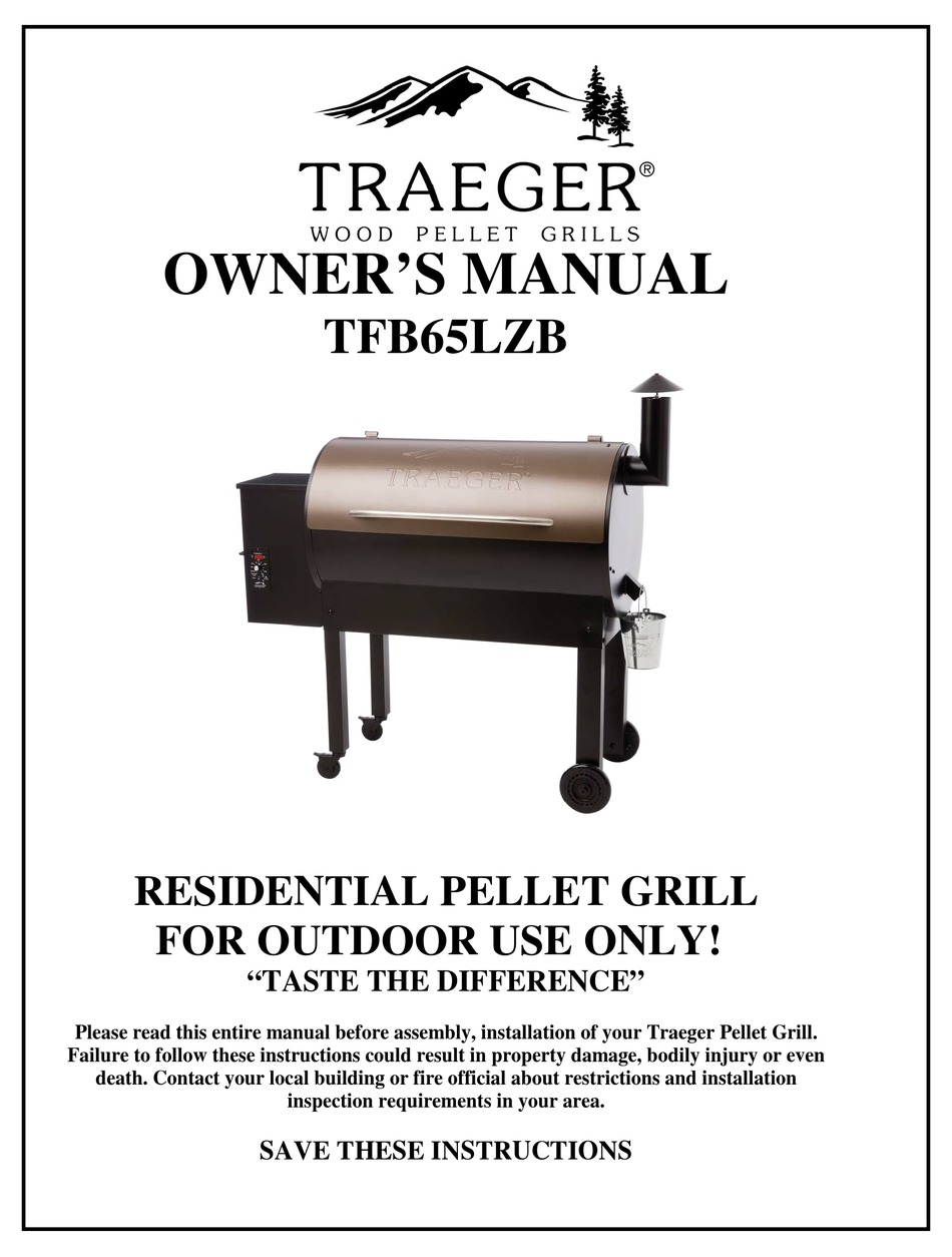 TRAEGER TFB65LZB OWNER