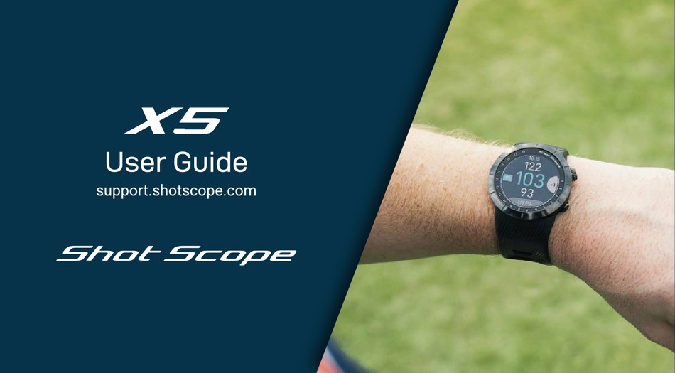 SHOTSCOPE X5 USER MANUAL Pdf Download ManualsLib