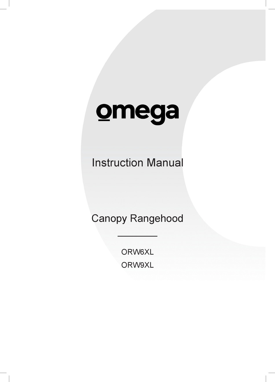 OMEGA ORW6XL INSTRUCTION MANUAL Pdf Download ManualsLib