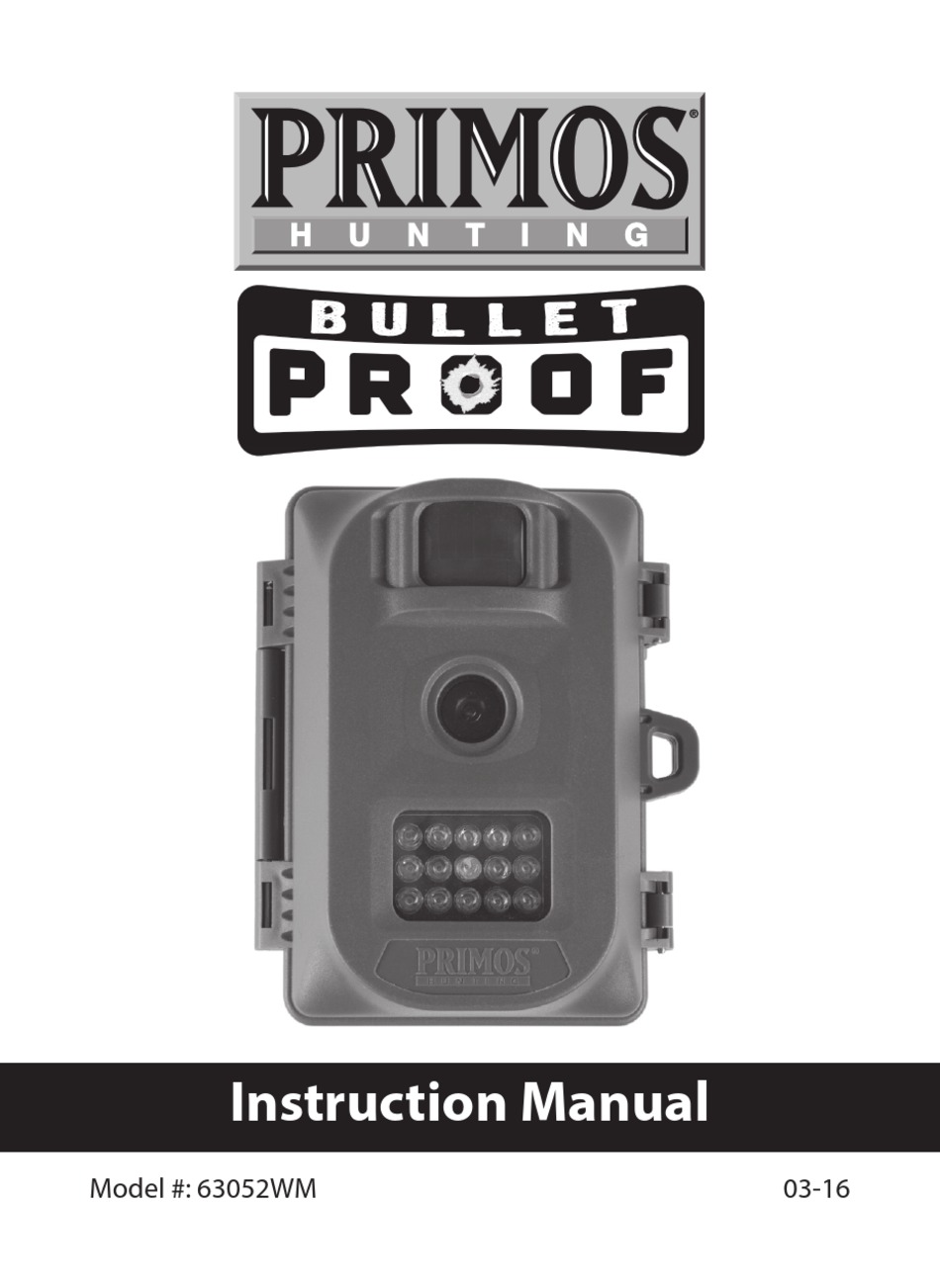 PRIMOS 63052WM INSTRUCTION MANUAL Pdf Download ManualsLib