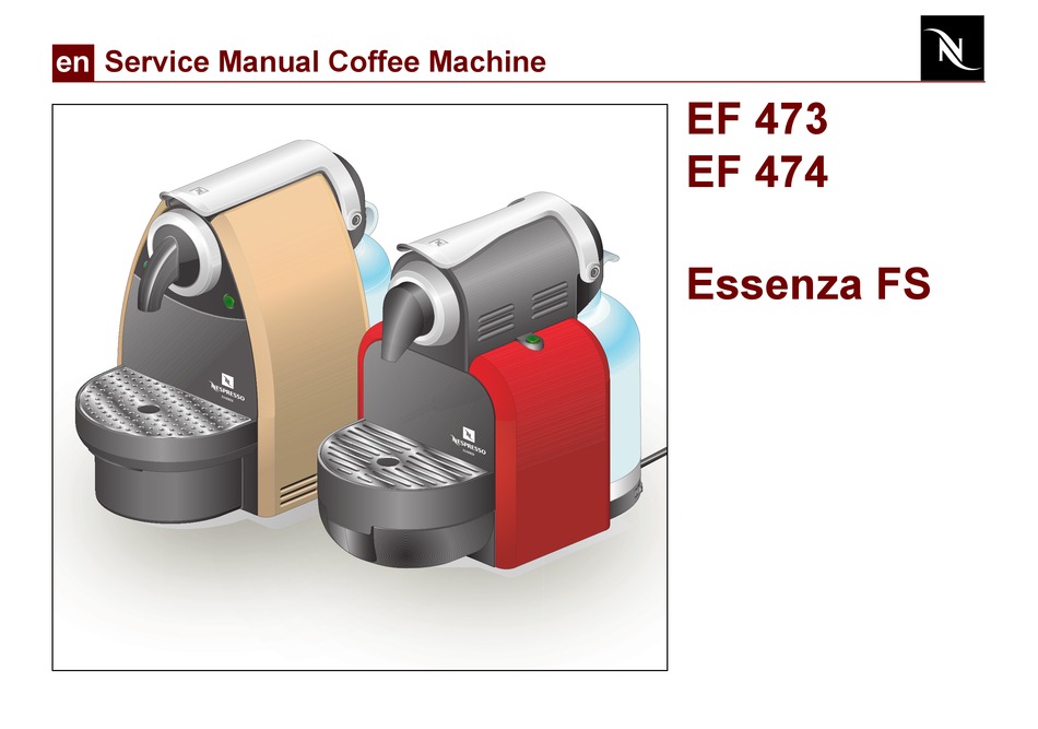 NESPRESSO ESSENZA FS SERVICE MANUAL Pdf Download ManualsLib