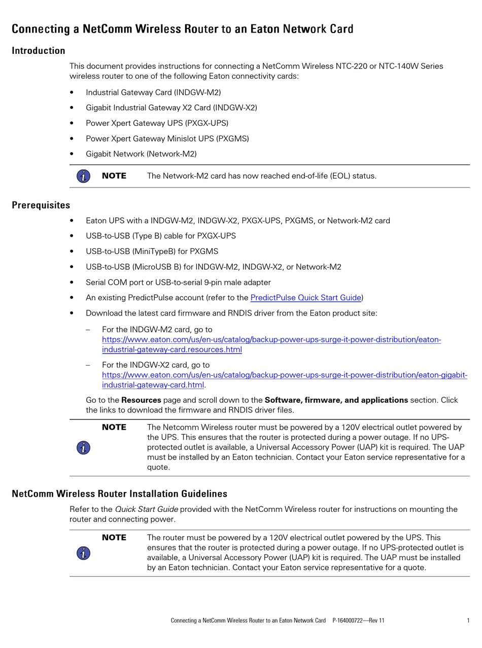 NETCOMM NTC-220 SERIES CONNECTING MANUAL Pdf Download | ManualsLib