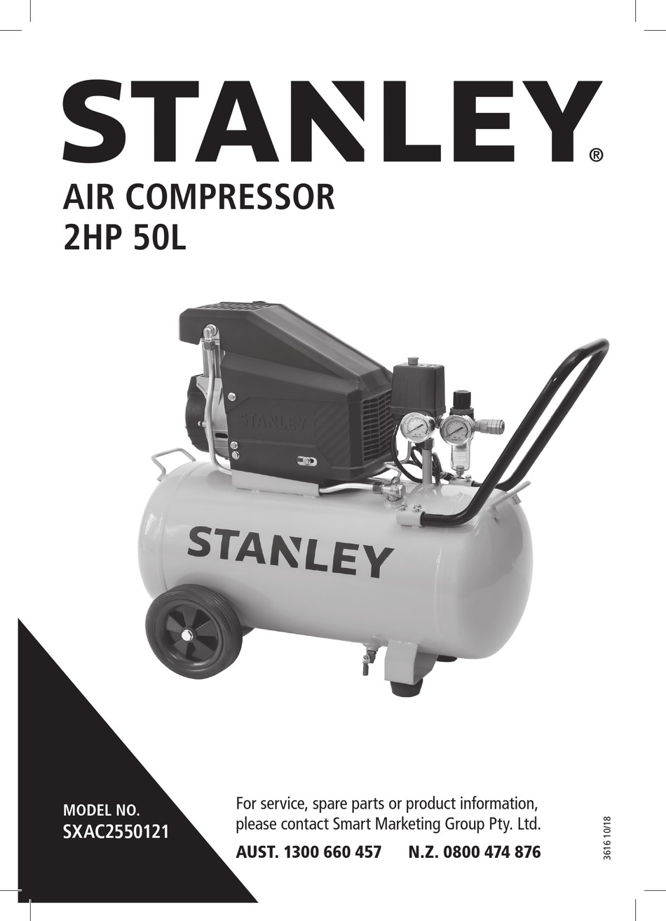 STANLEY SXAC2550121 MANUAL Pdf Download | ManualsLib