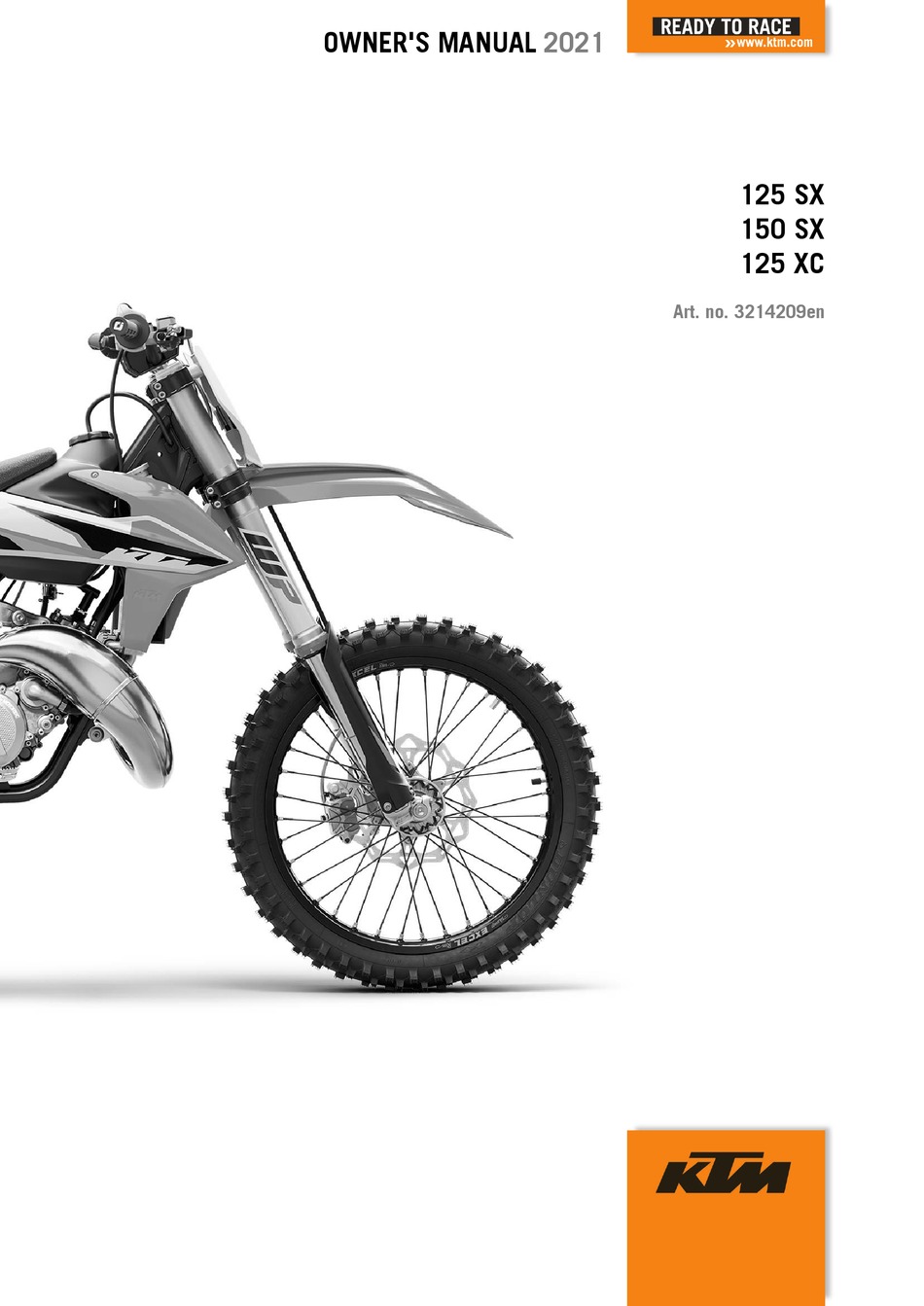 KTM 125 SX 2021 OWNER'S MANUAL Pdf Download ManualsLib