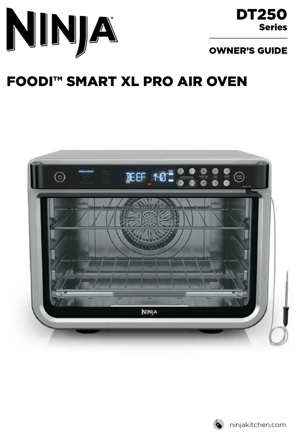 NINJA FOODI SMART XL PRO DT250 SERIES OWNER'S MANUAL Pdf Download