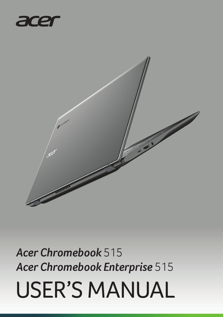 ACER CHROMEBOOK 515 USER MANUAL Pdf Download ManualsLib