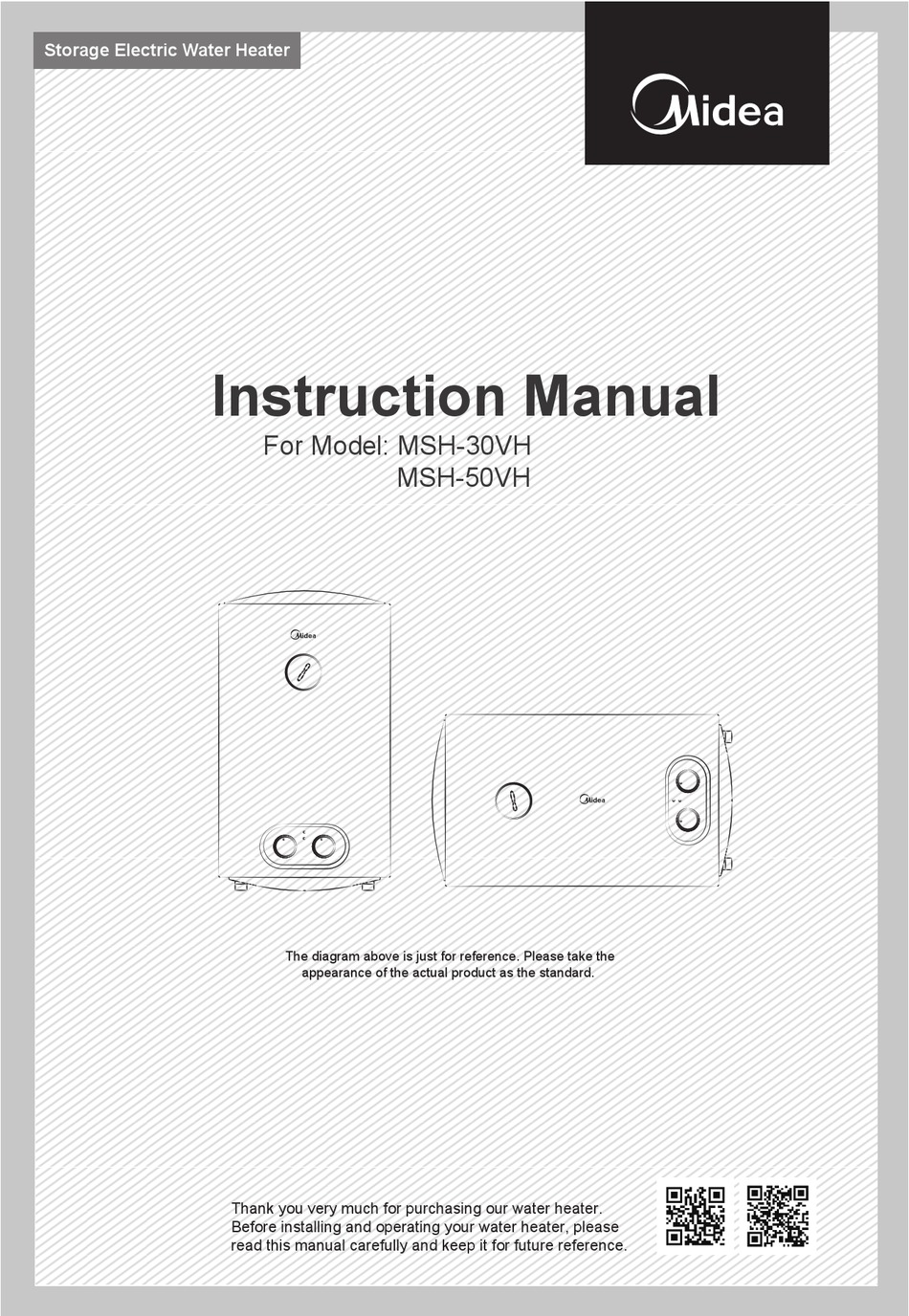 MIDEA MSH-30VH INSTRUCTION MANUAL Pdf Download | ManualsLib