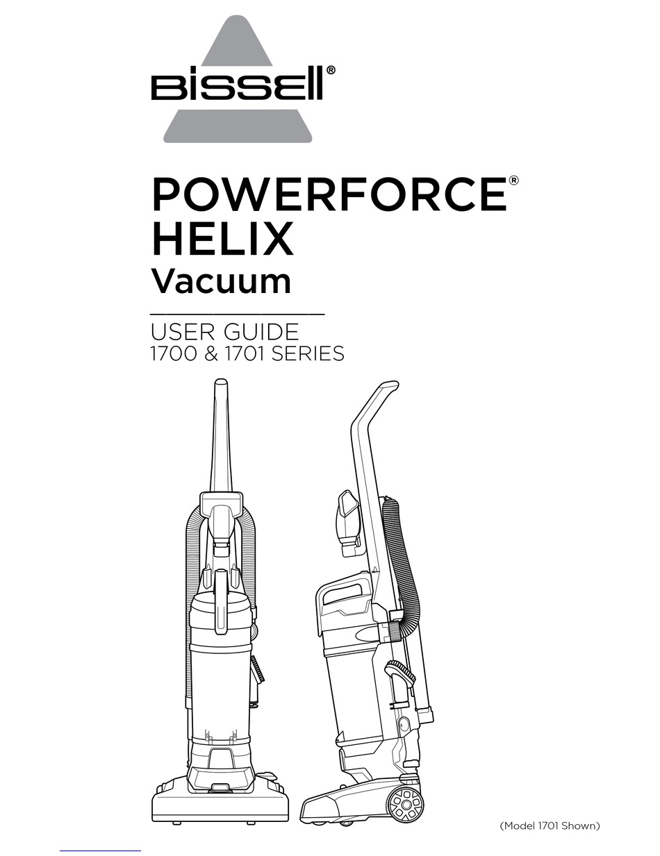 BISSELL POWERFORCE HELIX USER MANUAL Pdf Download | ManualsLib