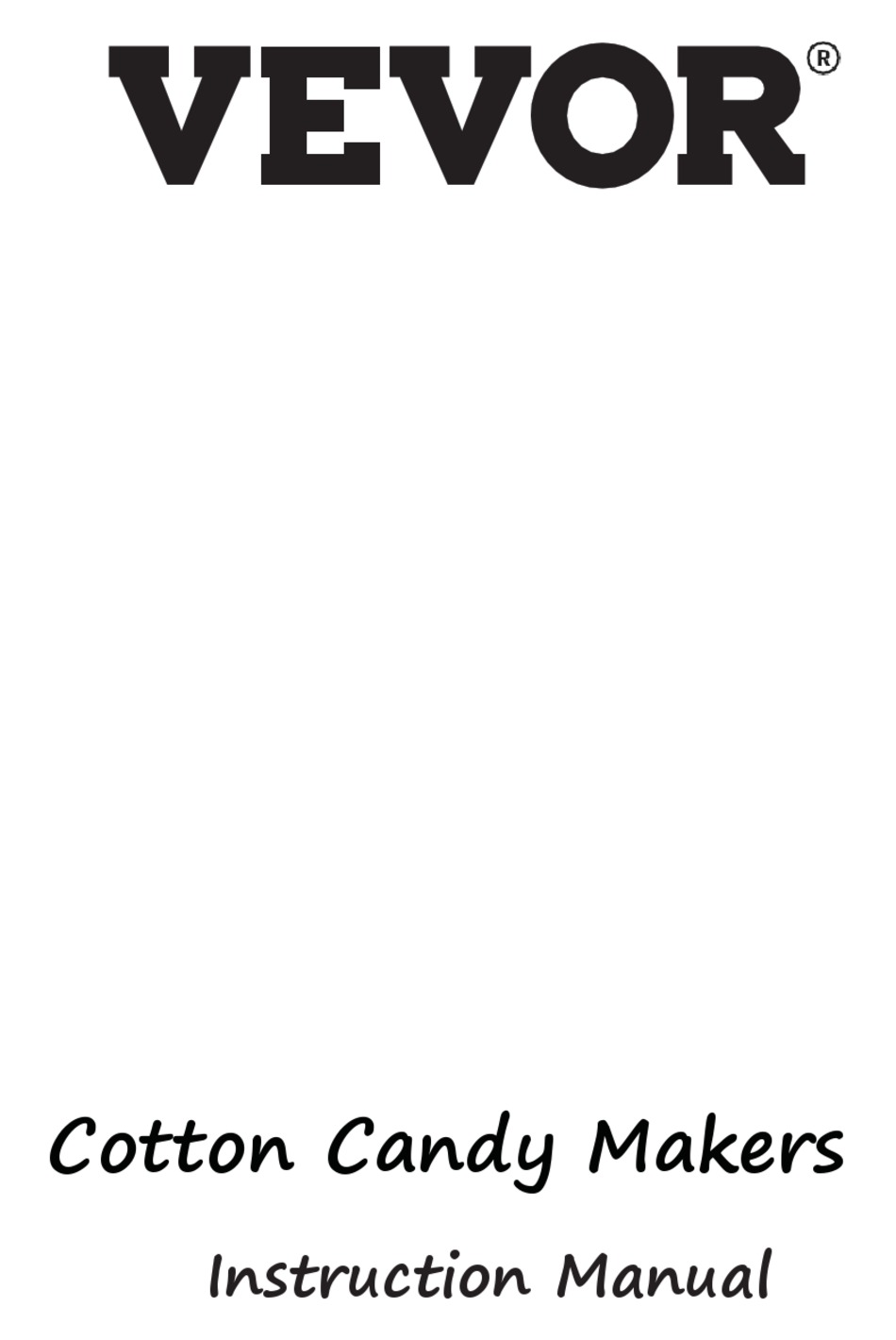 VEVOR MHTJJPZY01 INSTRUCTION MANUAL Pdf Download ManualsLib