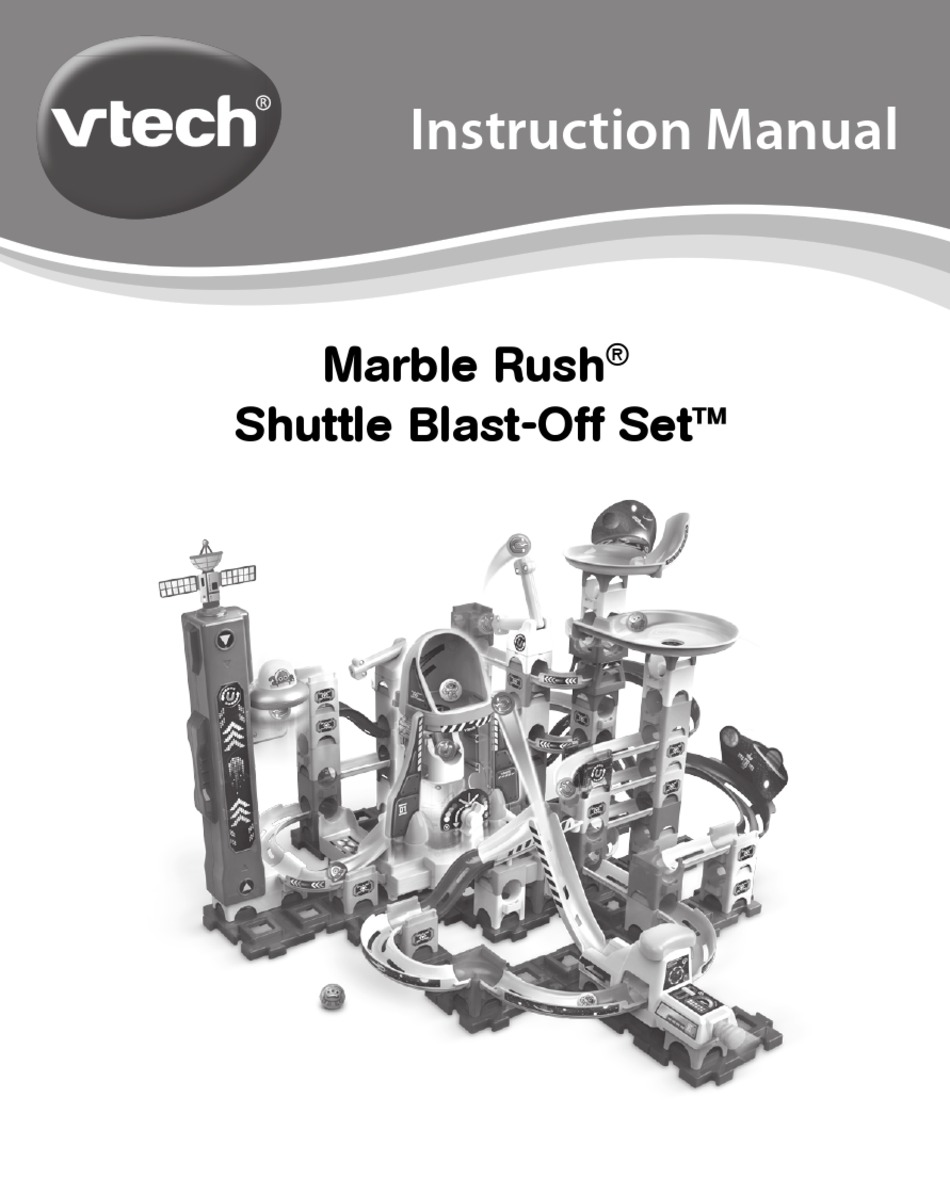 VTECH MARBLE RUSH SHUTTLE BLASTOFF SET INSTRUCTION MANUAL Pdf Download