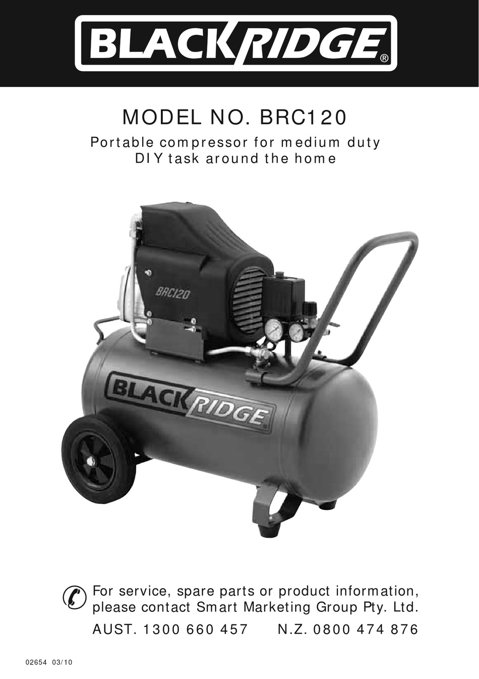 BLACKRIDGE BRC120 INSTRUCTIONS MANUAL Pdf Download ManualsLib