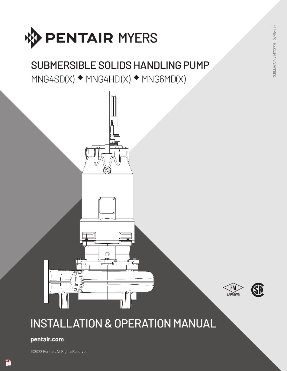 PENTAIR MNG4SD(X) INSTALLATION & OPERATION MANUAL Pdf Download ManualsLib