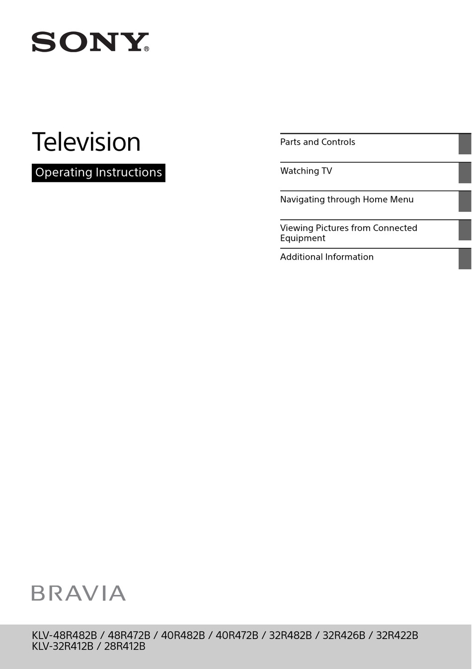 sony-bravia-klv-48r482b-operating-instructions-manual-pdf-download