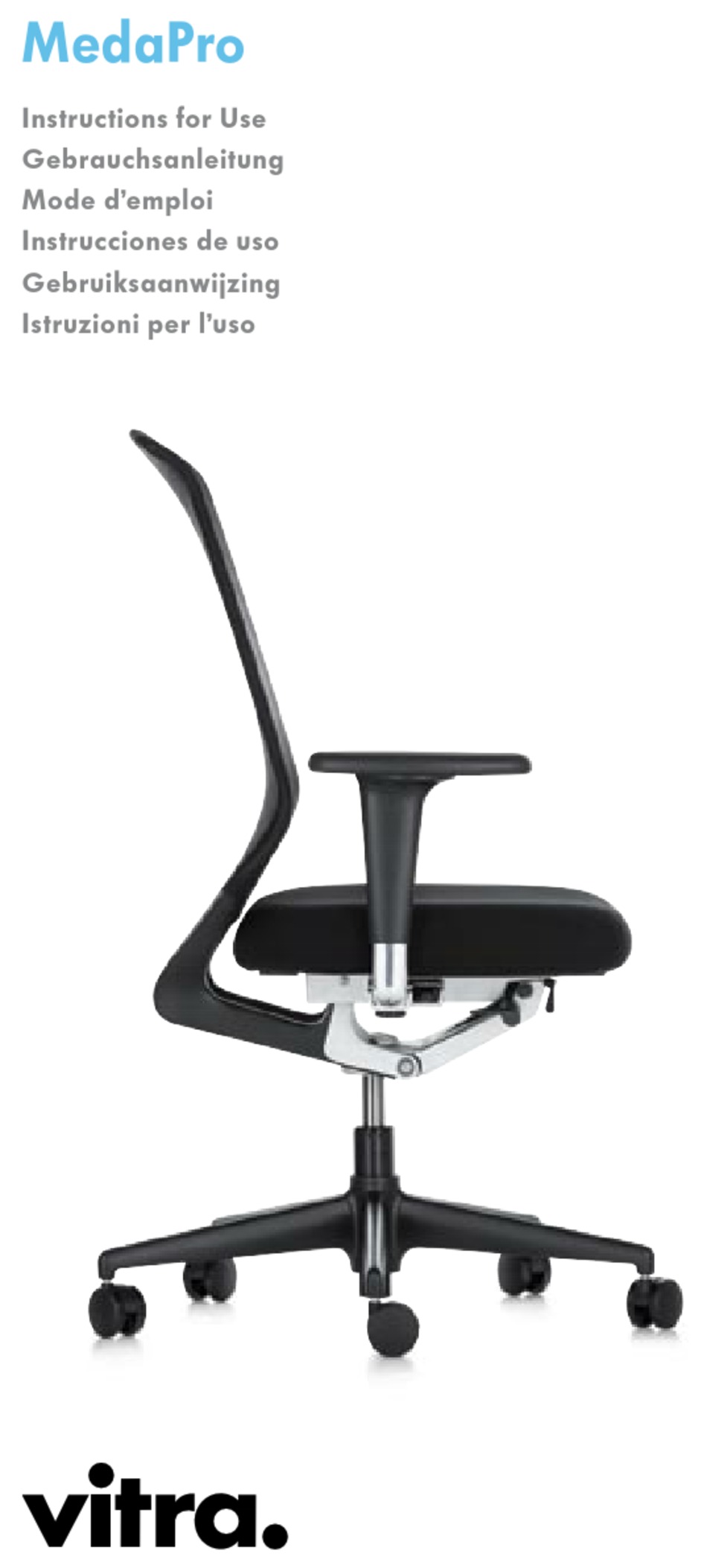 VITRA MEDAPRO INSTRUCTIONS FOR USE MANUAL Pdf Download ManualsLib