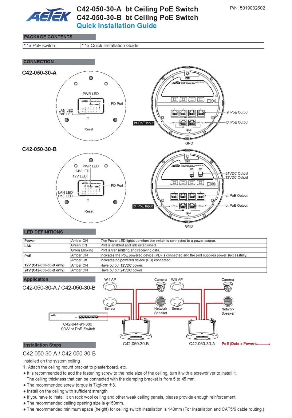 AETEK C4205030A QUICK INSTALLATION MANUAL Pdf Download ManualsLib