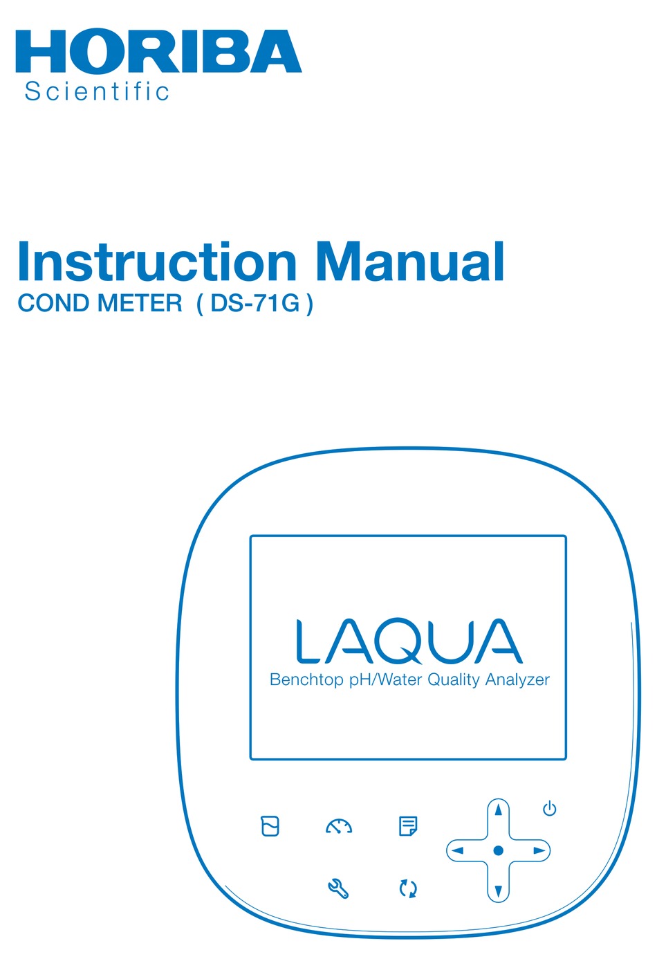 HORIBA SCIENTIFIC DS71G INSTRUCTION MANUAL Pdf Download ManualsLib