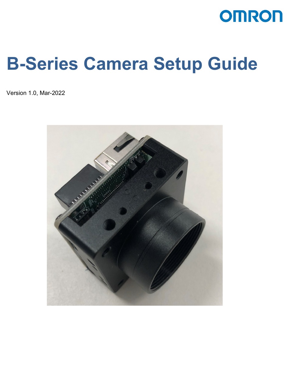 OMRON B SERIES SETUP MANUAL Pdf Download | ManualsLib