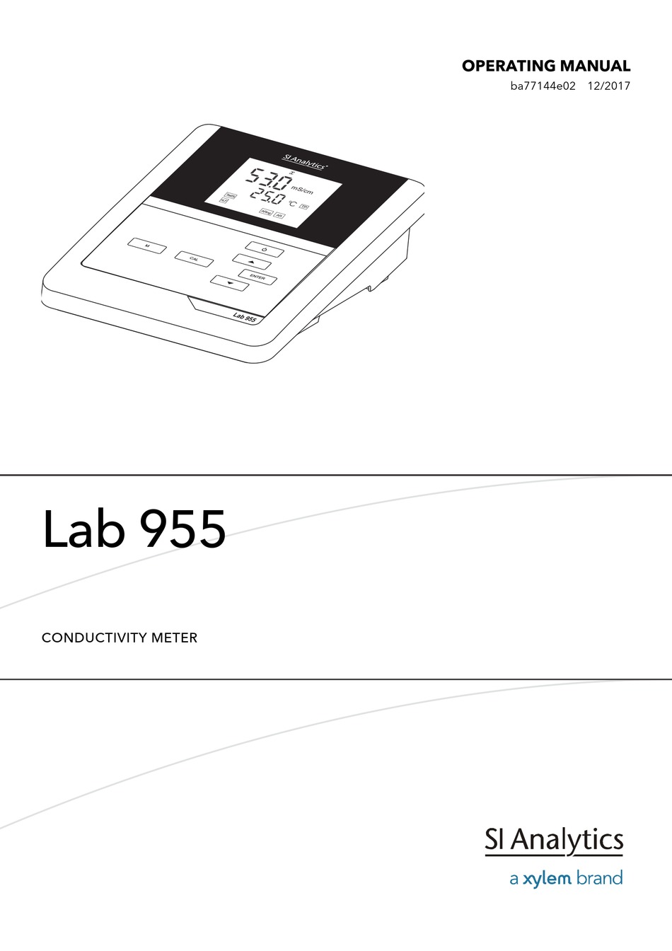 XYLEM SI ANALYTICS LAB 955 OPERATING MANUAL Pdf Download | ManualsLib