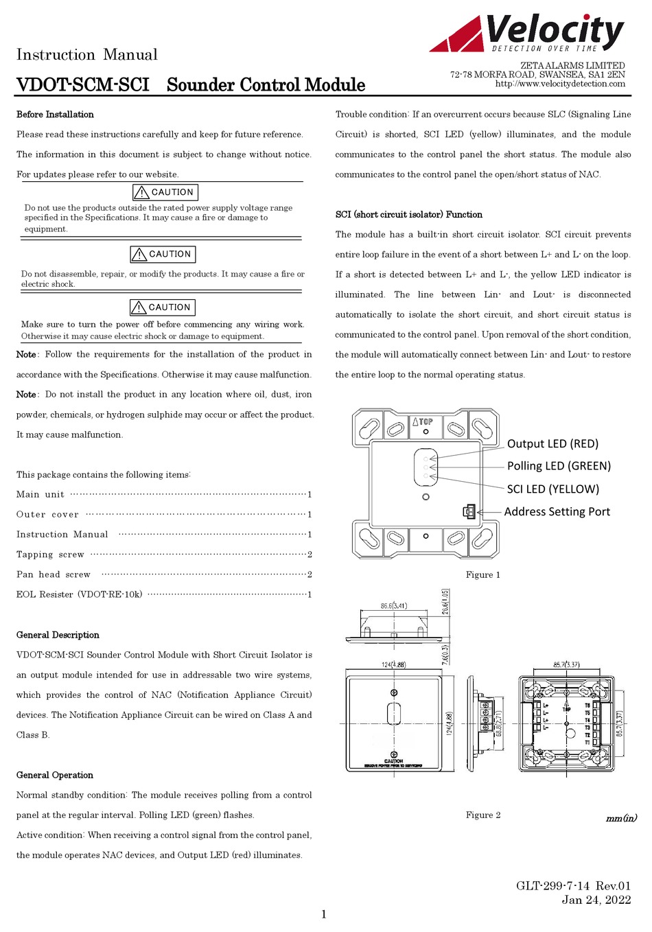VELOCITY VDOTSCMSCI INSTRUCTION MANUAL Pdf Download ManualsLib