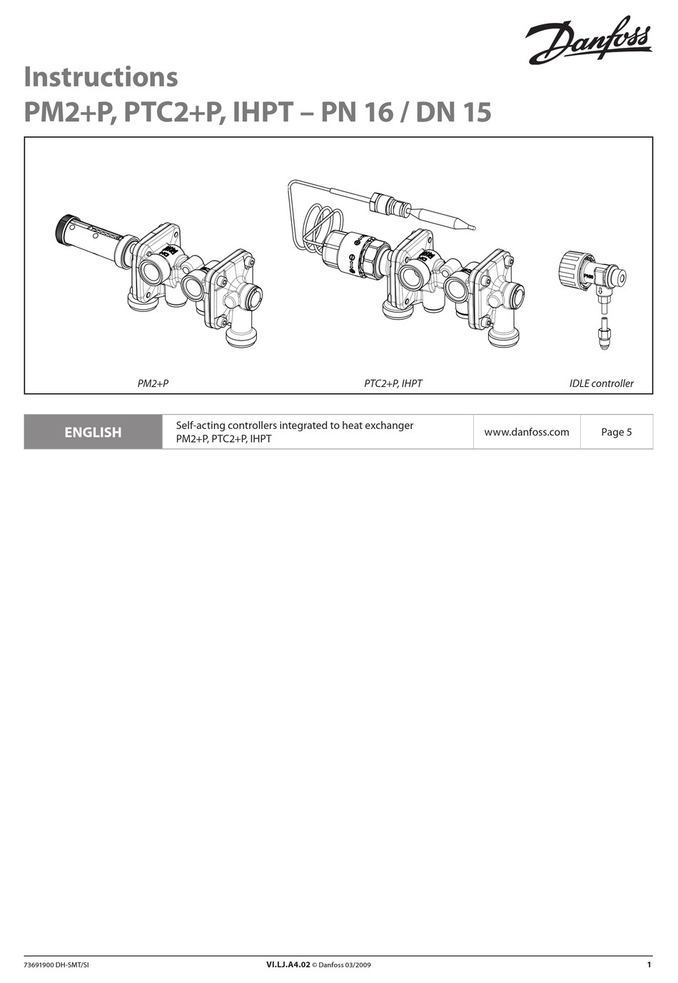 DANFOSS PM2+P INSTRUCTIONS MANUAL Pdf Download ManualsLib
